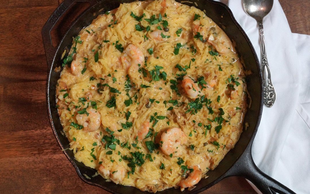 Shrimp Scampi W/ Spaghetti Squash